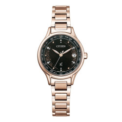 CITIZEN 西铁城 手表女款正品电波表奢华女士手表限量款EC1166-74E