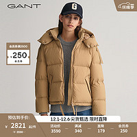 GANT甘特冬女士时尚连帽保暖羽绒服4700283 213暖卡其 L