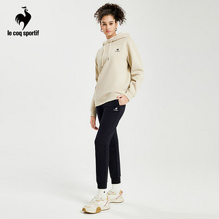 乐卡克（Le coq sportif）法国公鸡女款冬宽松舒适运动长裤CB-4654233 黑色/BLK S