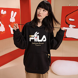 FILA 斐乐 男款针织连帽上衣 F11U319205FBK