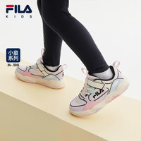 FILA 斐乐 童鞋儿童鞋子男女小童魔术贴时尚休闲板鞋潮