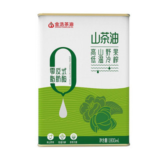 88VIP：金浩 零反式脂肪酸山茶油1.8L*1瓶低温冷榨油茶籽油 食用油