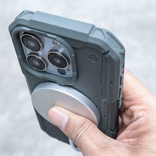 肥熊 灰人II适用于苹果iPhone 15 Pro/MAX系列战术手机保护套石墨烯散热军事手机壳Magsafe无线充电手机套