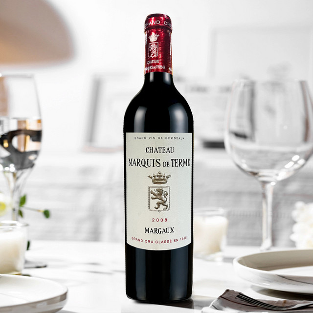 88VIP：Chateau Marquis de Terme 德达蒙侯爵庄园 2008德达侯爵庄园红葡萄酒CHATEAU MARQUIS四级名庄法国原瓶进口