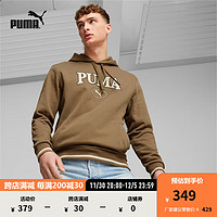 彪马（PUMA） 男子运动休闲加绒连帽卫衣 SQUAD HOODIE 678401 巧克力豆-93 L(180/100A)