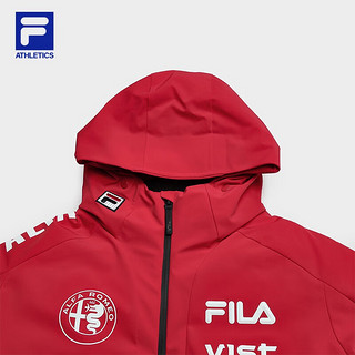 FILA 斐乐男士羽绒服联名滑雪运动连帽外套 RD红-RD 175/96A/L