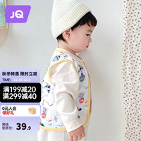 婧麒（JOYNCLEON）婴儿马甲薄款春季外穿宝宝背心女宝宝小坎肩夏季纯棉外穿马甲 热气球马甲 73cm