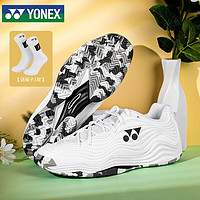 YONEX 尤尼克斯 网球鞋网羽通用男女款轻量舒适防滑SHTF5MACEX白43码