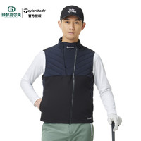 Taylormade泰勒梅高尔夫服装男士防水高弹保暖百搭休闲运动马甲golf背心 U21456-黑色 XXXL