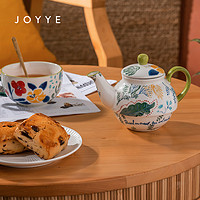 88VIP：JOYYE 下午茶陶瓷功夫茶具套装家用小型单人茶壶泡茶一人用子母壶
