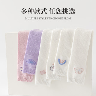 儿童袜子夏季薄款女童过膝半腿长筒袜宝宝纯棉网眼防蚊袜