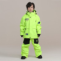 RAWRWAR 2023新儿童滑雪服男童女童户外加棉加厚保暖防水夹克外套单板双板