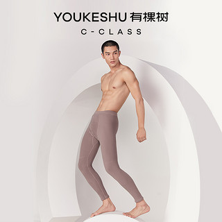 YOUKESHU 有棵树 防风打底棉毛裤