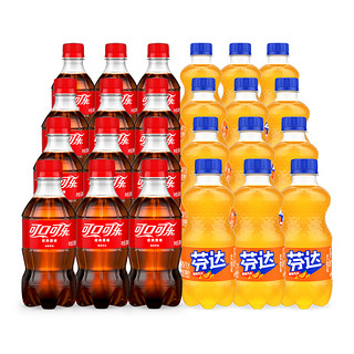 88VIP：可口可乐 含汽饮料 原味 300ml*12瓶+ 芬达 300ml*12瓶