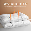 88VIP：LUOLAI 罗莱家纺 床上用品枕头枕芯宿舍云柔全棉抗菌防螨PE软管枕单只装