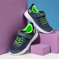 SKECHERS 斯凯奇 儿童跑步鞋缓震运动鞋轻便训练鞋男童休闲鞋405216L-NVLM