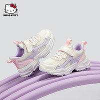 Hello Kitty 凯蒂猫 Hello Kitty童鞋儿童运动鞋春秋小白鞋网面透气鞋子防滑女童机能鞋