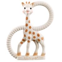 88VIP：Sophie la girafe 苏菲长颈鹿 法国苏菲长颈鹿双环柔软款牙胶宝宝抓握磨牙啃咬发声玩具婴儿礼物