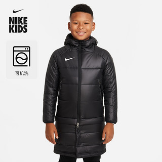 Nike耐克男女童大童保暖足球夹克冬季棉服外套加厚加绒DJ6363