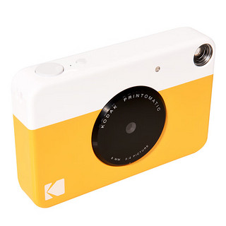 Kodak 柯达 PRINTOMATIC 拍立得相机 黄白色 即拍即得 （即拍即打 无墨打印 简约撞色）礼盒装