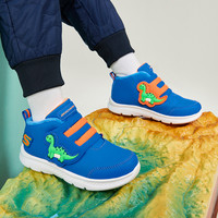 SKECHERS 斯凯奇 秋冬季童鞋男宝宝加绒棉鞋1-4儿童鞋卡通幼小童鞋