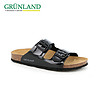 Grunland 格陵兰 CB4035 男士拖鞋 黑色 36码