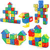 添酷 拼装方块积木儿童房子拼插积木幼儿房子积木