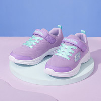 SKECHERS 斯凯奇 女童鞋缓震运动鞋轻质大童鞋透气轻便休闲鞋302450L
