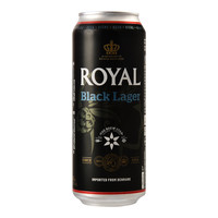88VIP：ROYAL brown皇家丹麦进口啤酒黑啤酒500ml*12听整箱