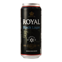 ROYAL brown皇家丹麦进口啤酒黑啤酒500ml*12听整箱