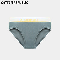 cotton REPUBLIC 棉花共和国 女士情侣款内裤莫代尔宽腰边性感内裤