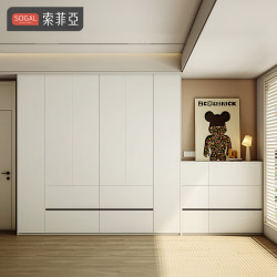 索菲亚 衣柜 卧室简易家具衣柜衣橱收纳储物四门大衣柜整体全屋 22㎡全屋套餐