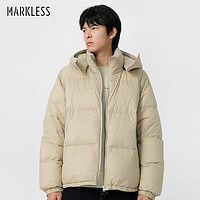 Markless 羽绒服男23年冬季90鹅绒保暖外套男士连帽男装 YRB3306M