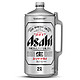  临期品：Asahi 朝日啤酒 超爽 生啤酒 2L 单桶装　