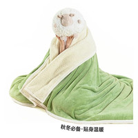 COUNT SHEEPCOUNT SHEEP 羊羔绒纯色双面绒毯 灰色 180*200cm【4.5-5.5斤】