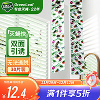 绿叶（Green Leaf）粘蝇纸粘蝇彩带粘蝇条悬挂捕捉苍蝇70cm30条21256BZZ