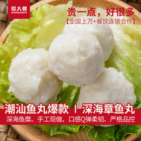 HAODAGEN 豪大根 章鱼丸便利店火锅鱼丸球烧烤串串油炸冷冻食材批发价