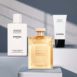 CHANEL 香奈儿 法国香奈儿山茶花身体洗护三件套 沐浴露200ml+身体乳200ml+洗面奶30ml