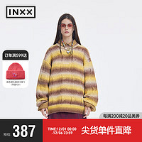 英克斯（inxx）Standby 潮牌冬圆领条纹针织衫毛衣XMD4061715 黄色-1 S