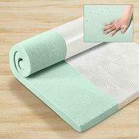 Zinus 床垫 衬垫 厚5厘米 小双人床 Green Tea 褥子 床垫垫 低反弹 稍硬 * 防臭 吸湿性