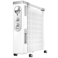 Midea 美的 油汀取暖器家用节能油丁电暖气片省电客厅电暖器NY2513-16FW