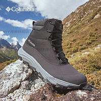 哥伦比亚（Columbia）户外男热能反射夹棉轻盈缓震雪地靴BM8287 010 黑色 41 (26cm)