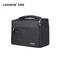 艾博森（i-boxine）单肩包相机包 便携休闲数码 摄影包 微单/单反相机包  D11适用于佳能 索尼 尼康 富士 黑色 大
