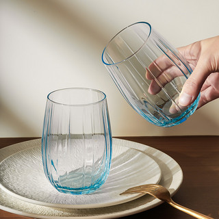 帕莎帕琦玻璃冷水壶创意奶油风茶杯果汁杯欧式家用水杯3件套
