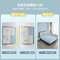 全友（QUANU）家居儿童床垫独袋弹簧面料护脊椰丝棉床垫床垫117001 儿童床垫(1.2*2.0)