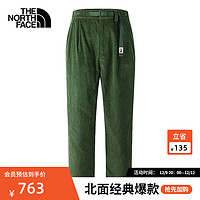 THE NORTH FACE 北面 休闲裤男户外舒适灯芯绒长裤81SG 绿色/I0P 3