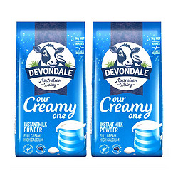 DEVONDALE 德运 澳洲德运全脂高钙牛奶粉中老年儿童早餐纯牛奶1KG/袋正品
