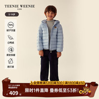 Teenie Weenie Kids小熊童装男童保暖轻量羽绒服 蓝色 120cm