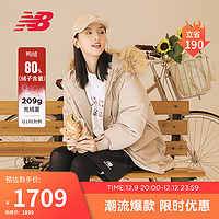 NEW BALANCE 23年女款秋冬款运动休闲保暖鸭绒户外羽绒服AWJ34305 SOT XL