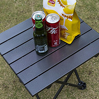 抖音超值购：无品牌 铝合金户外折叠桌蛋卷桌露营桌塑料安装展示耐用便携式野餐一体